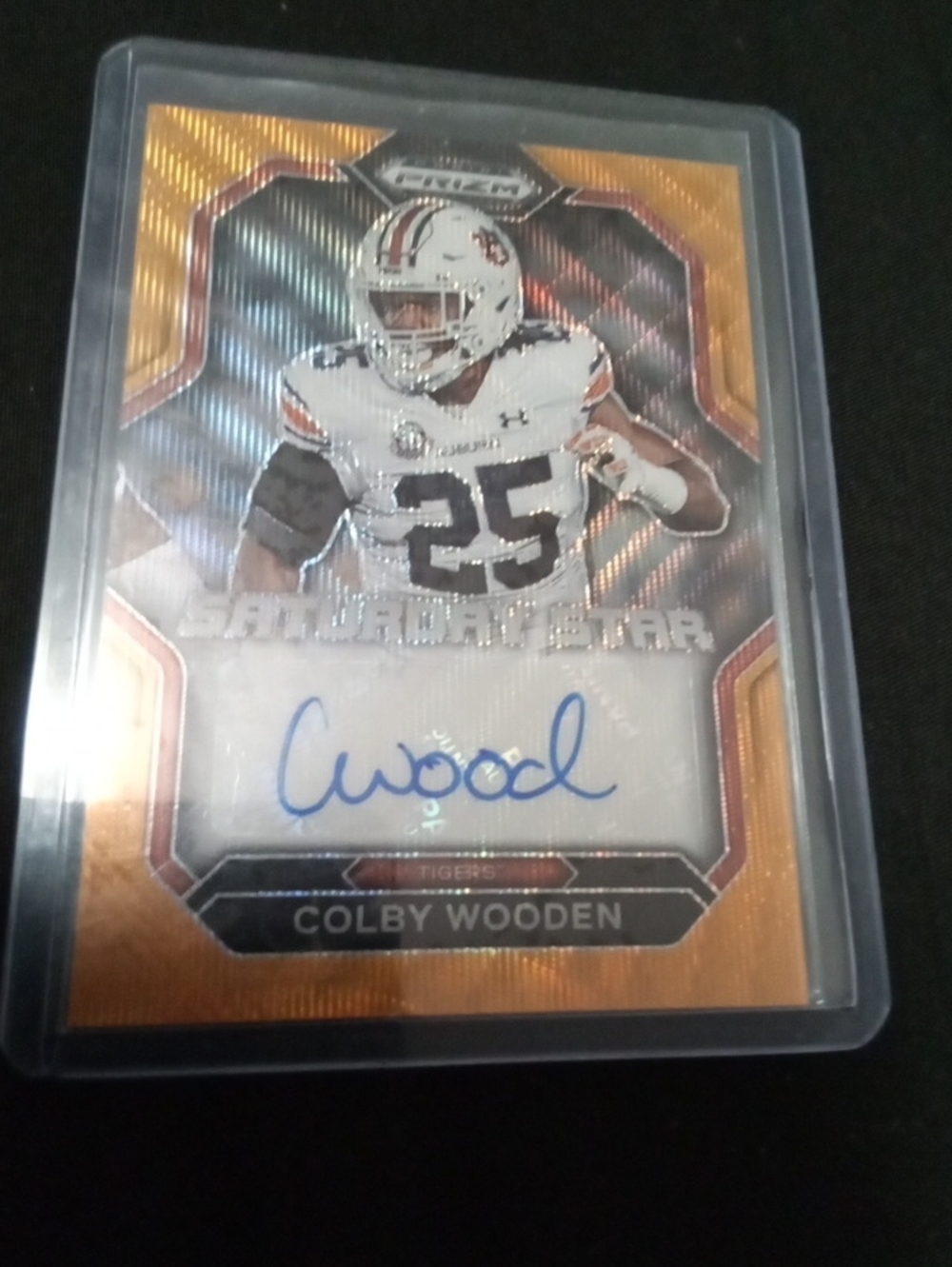 Saturday Star Autograph Card - Gold Colby Wooden